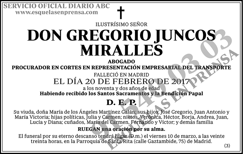 Gregorio Juncos Miralles